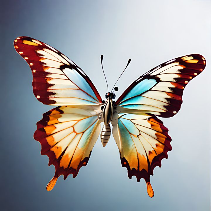 Digital Insect Virtual Butterfly Butterfly - MespensDigital - Digital Art & AI, Animals, Birds, & Fish ...