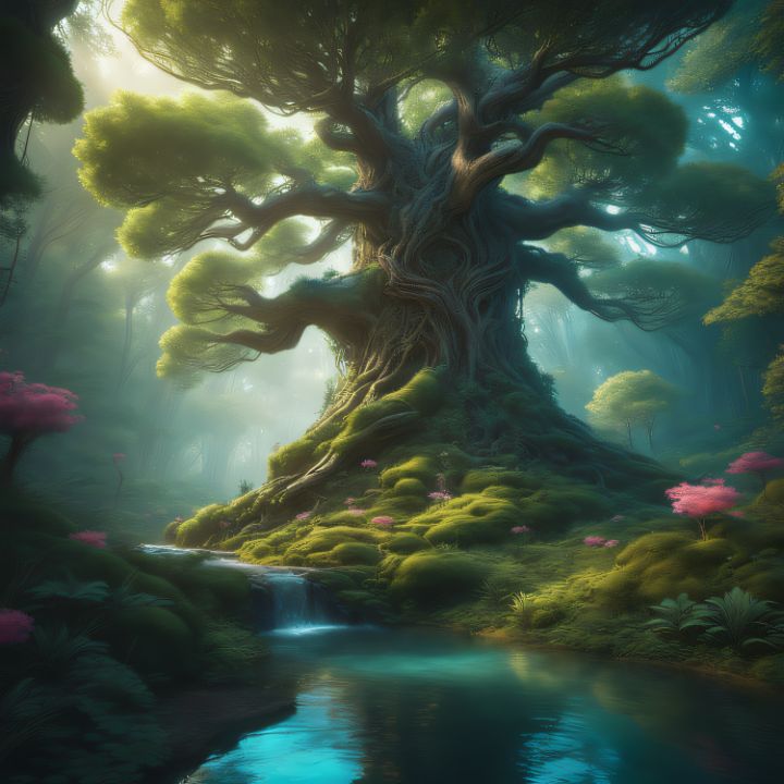 Tree Art. Android Old Tree - MespensDigital - Digital Art & AI, Landscapes & Nature ...