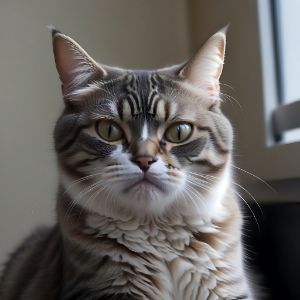 Angry Tabby Cat
