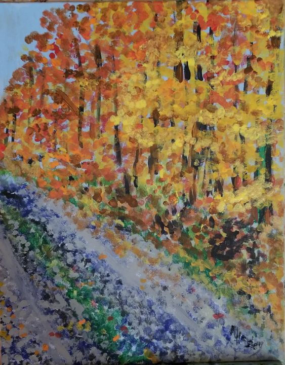 Autumn Road - Rtwork by Robin