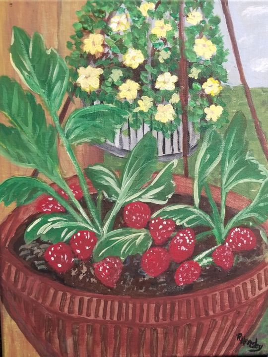 Strawberries - Rtwork by Robin