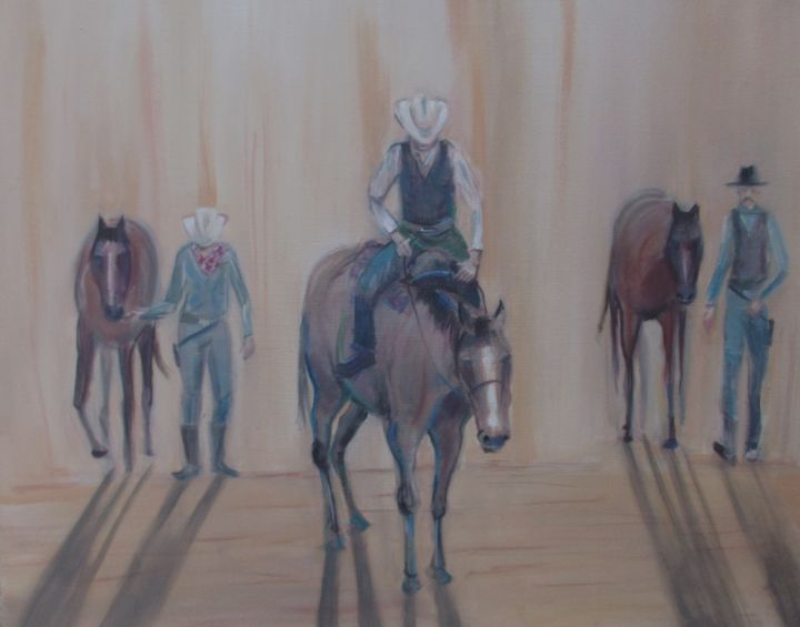 Three cowboys - Art By Cyril