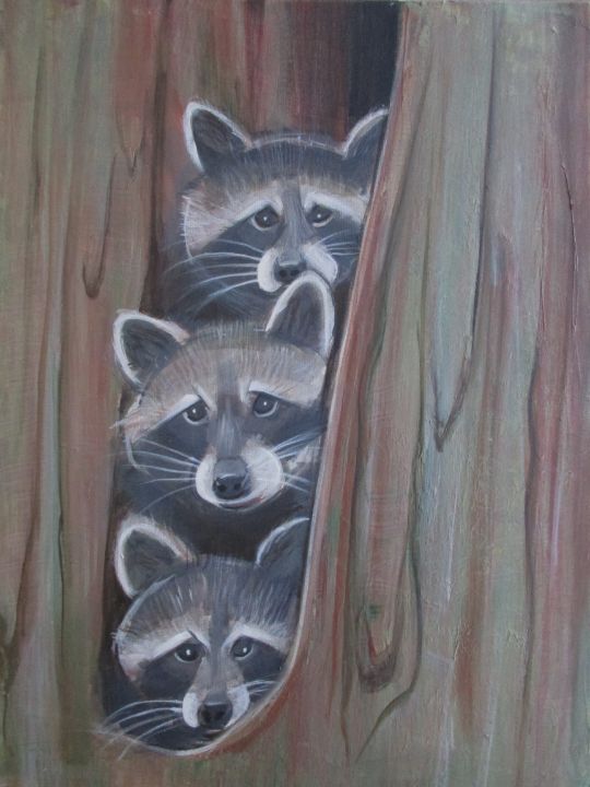 Racoons - Art By Cyril