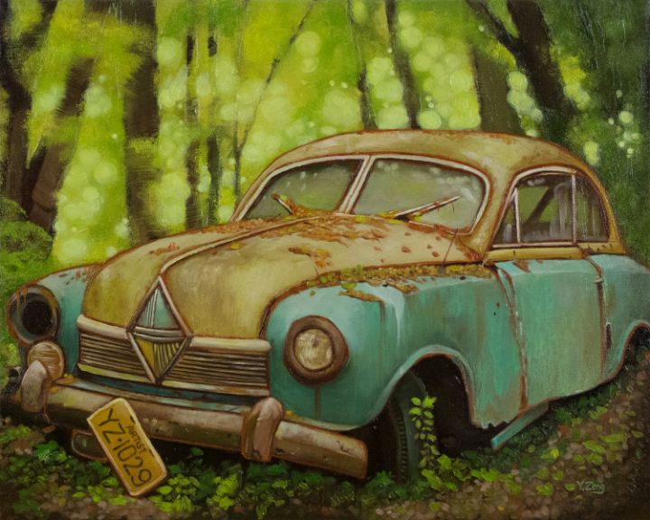 Abandoned car - Yue Zeng
