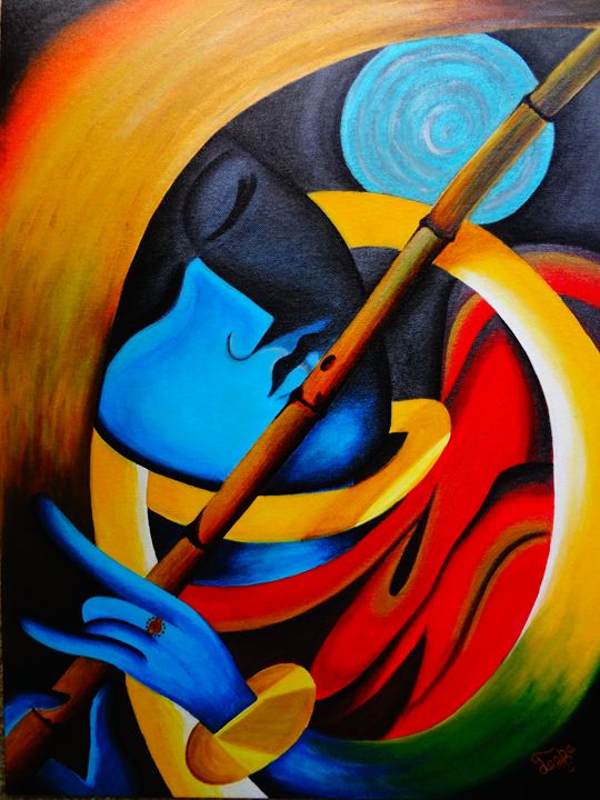 Featured image of post Modern Art Paintings Of Radha Krishna