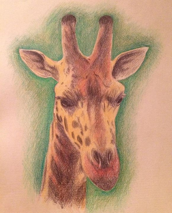 A Pensive Giraffe - Chris Metcalf