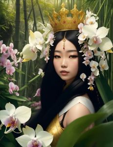 Asian Queen in the bamboo forest - Neitangraph