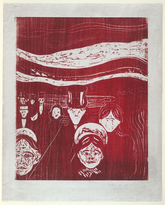 Edvard Munch - "Angst 1" - Windsor Gallery