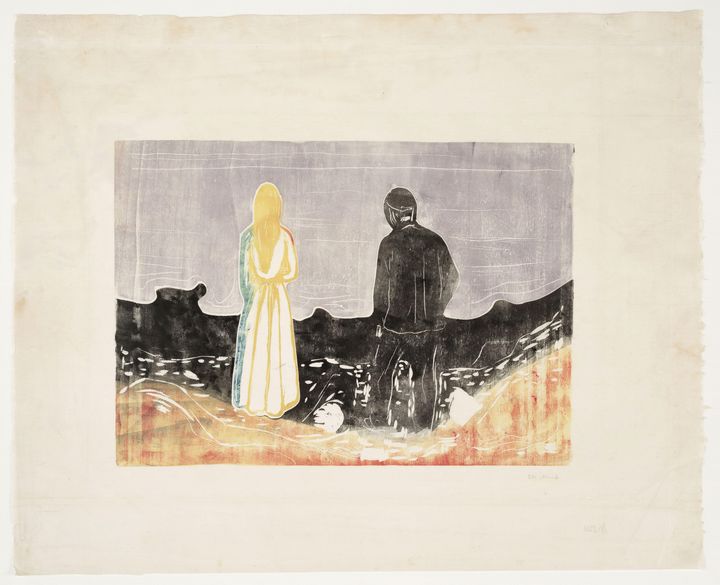 Death in the Sick-Room by Edvard Munch Reproduction For Sale