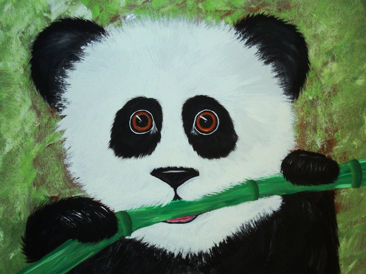 Panda Panda - Gallagher Art - Paintings & Prints, Animals, Birds ...