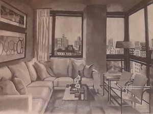Charcoal apartment - M.E.F. ART