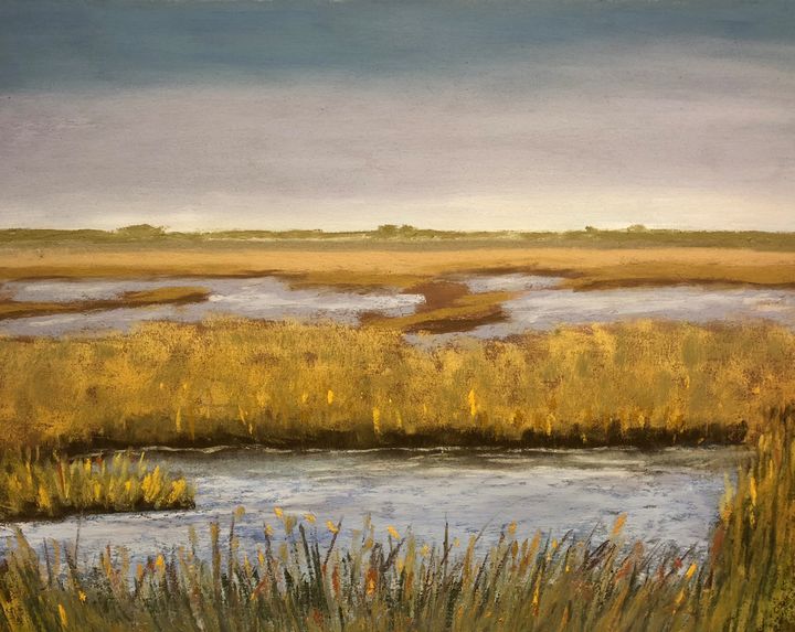 Mid-Winter Marsh, Galveston - Howard Keith Clark