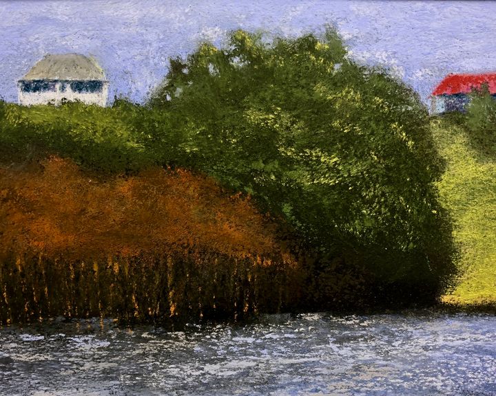 Fishing Camp on the Bayou - Howard Keith Clark