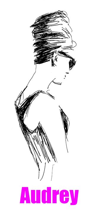 How To Draw Audrey Hepburn, Audrey Hepburn, Step by Step, Drawing Guide, by  Dawn - DragoArt