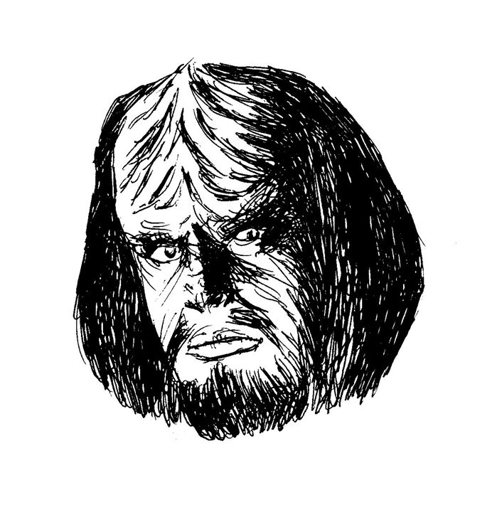 Klingon, Star Trek, SF movie - Printable Drawings - Drawings