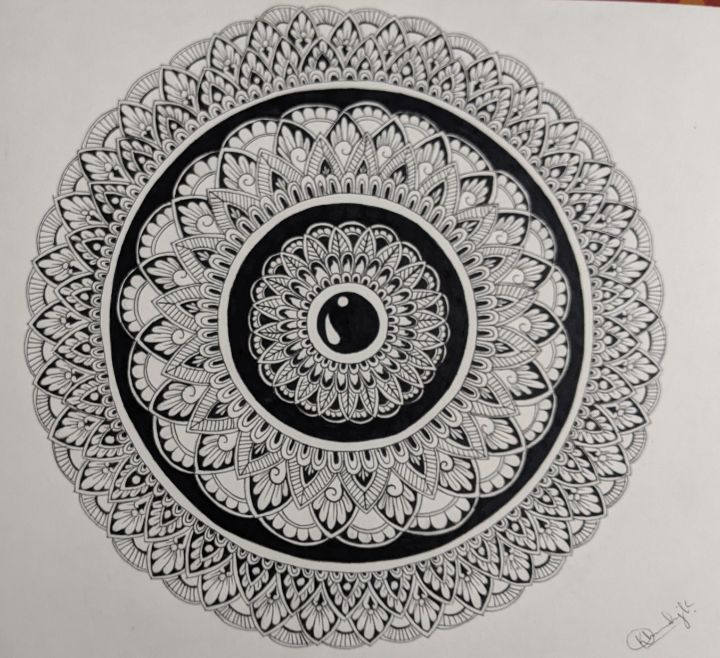 Mandala Art - DJ artistry - Drawings & Illustration, Entertainment
