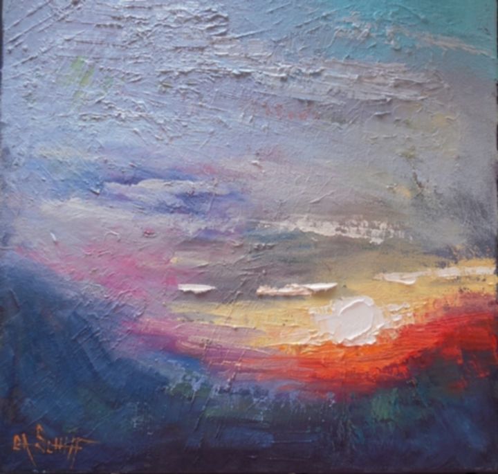 Southern Sunrise Original Painting - Carol Schiff Studio