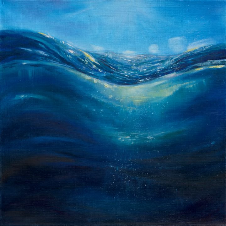 Aquamarine Radiance Ludmila Gorbunova Art Paintings Prints