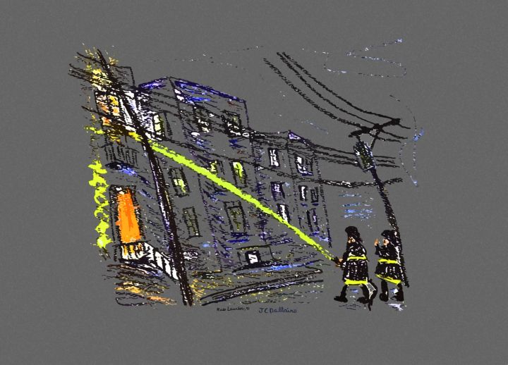 L'incendie rue Laurier - JC Dallaire