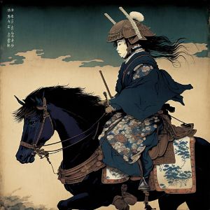 Samurai on Horseback - Mdgmlr's Art