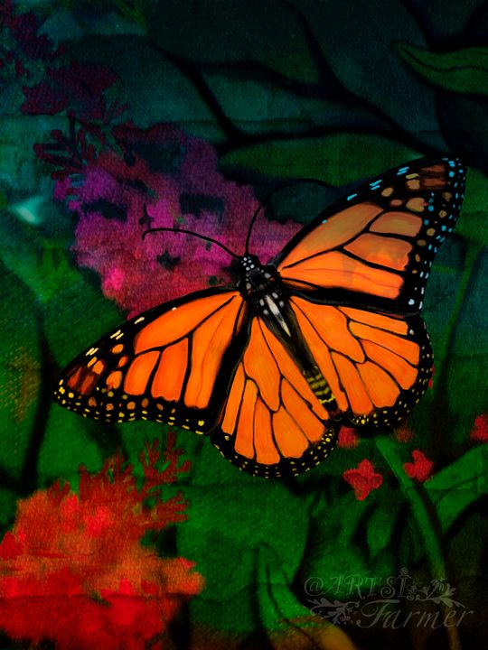 Monarch Butterfly #1WC - The Artsi Farmer