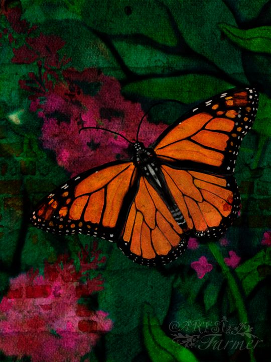 Monarch Butterfly #1-BWC - The Artsi Farmer