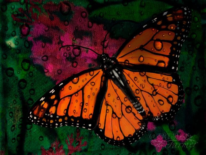 Monarch Butterfly #1-RD - The Artsi Farmer