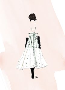 Fashion Illustration Chanel Couture