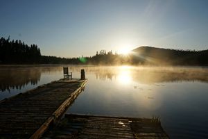 Early Morning on Thomas Lake
