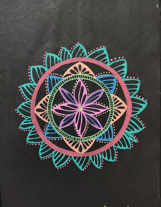 Simple Mandala - Anushka's Mandala Art