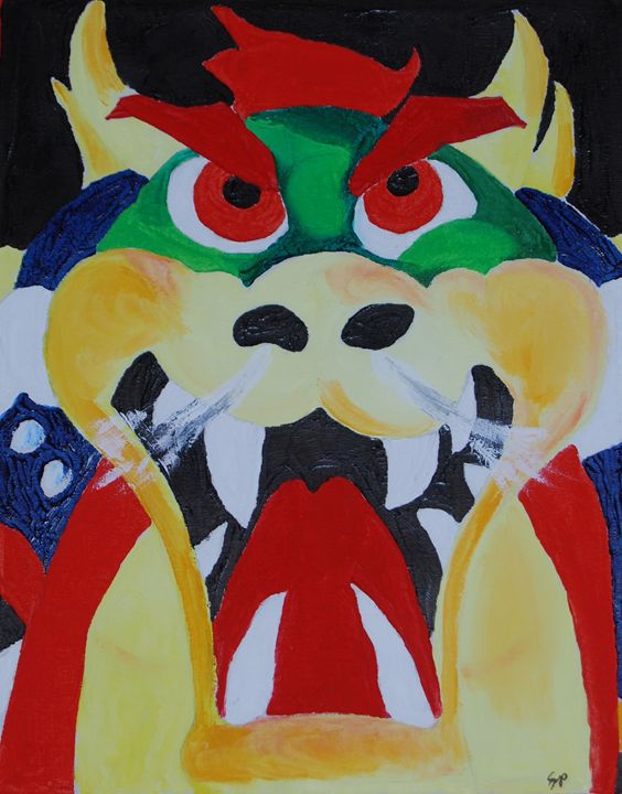 Angry Bowser - YuePing's Paintings