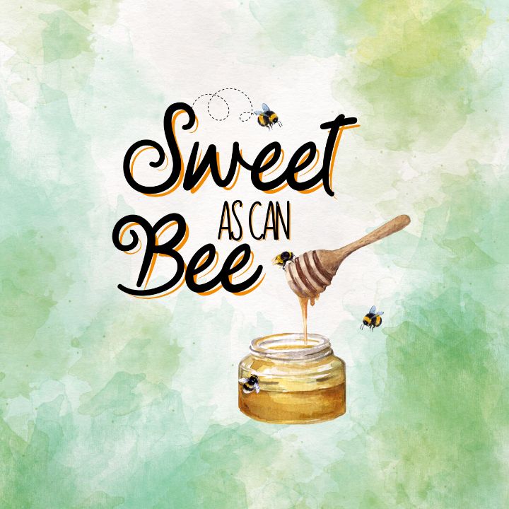 Sweet As Can Bee Green - Tina Mitchell Art