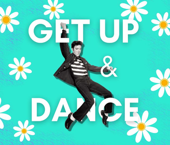 Elvis Get Up & Dance - Daisy - Tina Mitchell Art