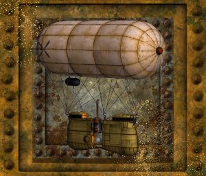 Steampunk Zeppelin Balloon