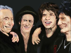 Rolling Stones last ever painting
