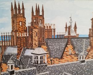 Edinburgh skyline.