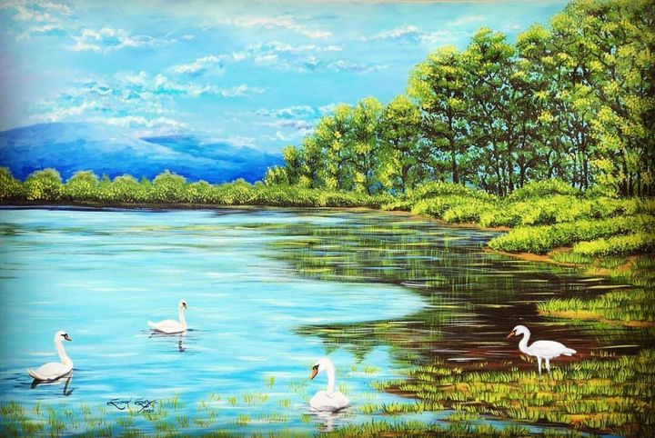 Nature Painting - Real Art - Paintings & Prints, Landscapes & Nature, Other  Landscapes & Nature - ArtPal