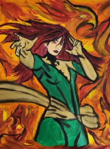 Fire bird - Painting for love