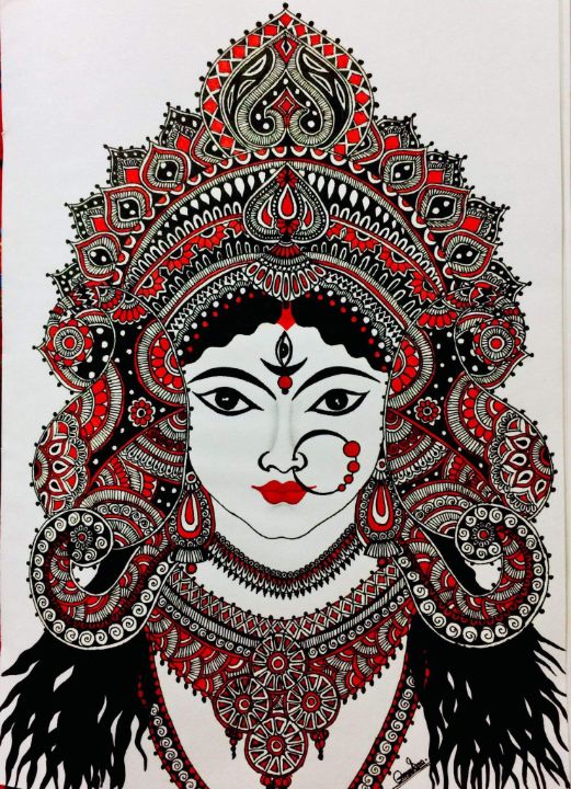 Easy and Simple Durga Puja Drawing Ideas for School Students 2023