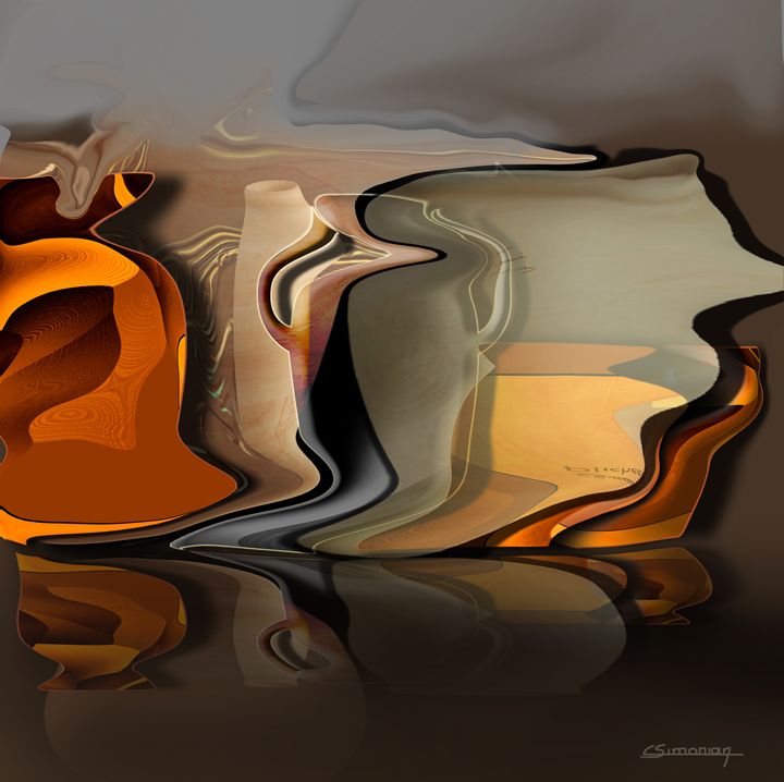 Compression Art Examples Compression two-dimensional 01 - Christian Simonian - Paintings ...