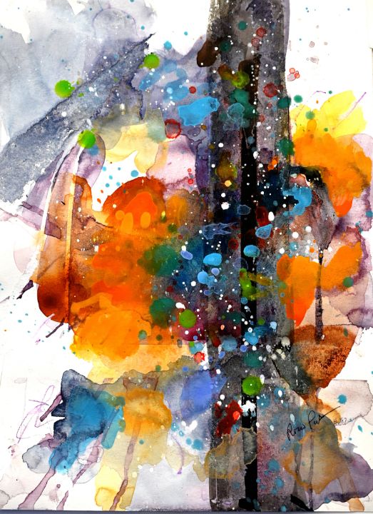 Down the line - Rocco Pisto Paintings - Paintings & Prints, Abstract ...