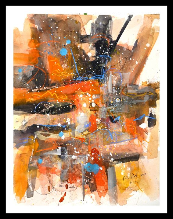#394 Abstract #17 - Rocco Pisto Paintings - Paintings & Prints ...