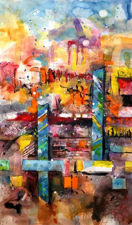 #458 - Rocco Pisto Paintings - Paintings & Prints, Abstract, Landscape ...