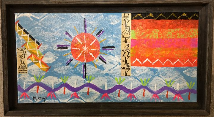 Make Hay While The Sun Shines - Art Created By MJ Bowyer