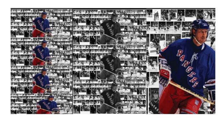 Wayne Gretzky Los Angeles Kings Pixel Art 1 by Joe Hamilton