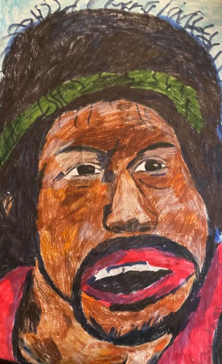 Jimi Hendrix ASN Artwork Paintings Prints People Figures 