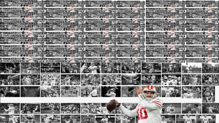 1,000 Portraits of Jimmy Garoppolo - ASN Artwork - Paintings & Prints,  Sports & Hobbies, Football - ArtPal