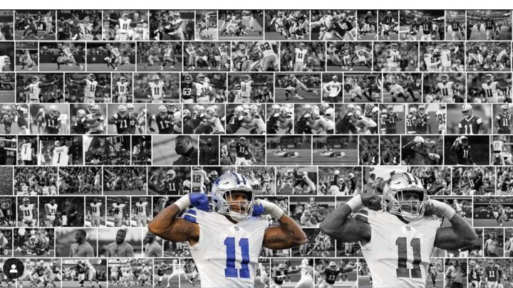 Dez Bryant Dallas Cowboys Pixel Art 5 Art Print by Joe Hamilton