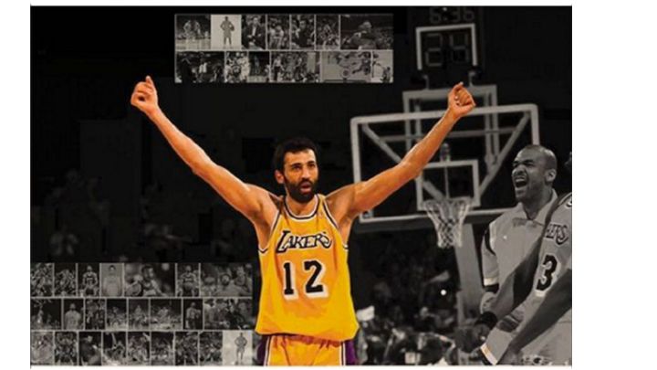 KOBE BRYANT Los Angeles Lakers Champion Jersey 52 NBA Magic Divac Perkins  Worthy