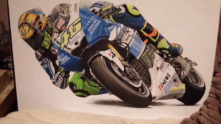 valentino rossi drawing